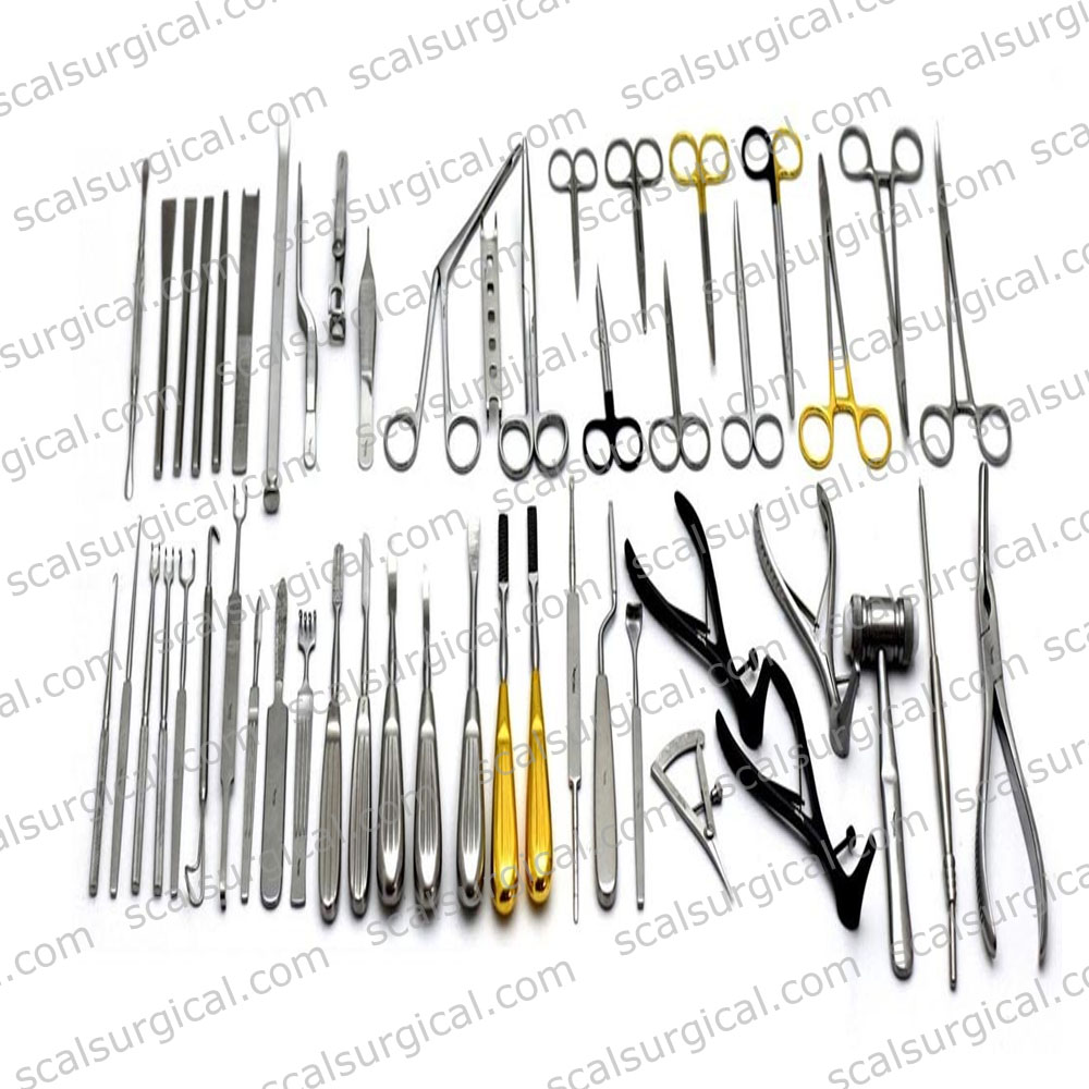 Premium Quality Rhinoplasty Instruments Set Of 50 Pcs Special Rhinoplasty Kit / Walter Instruments Set 