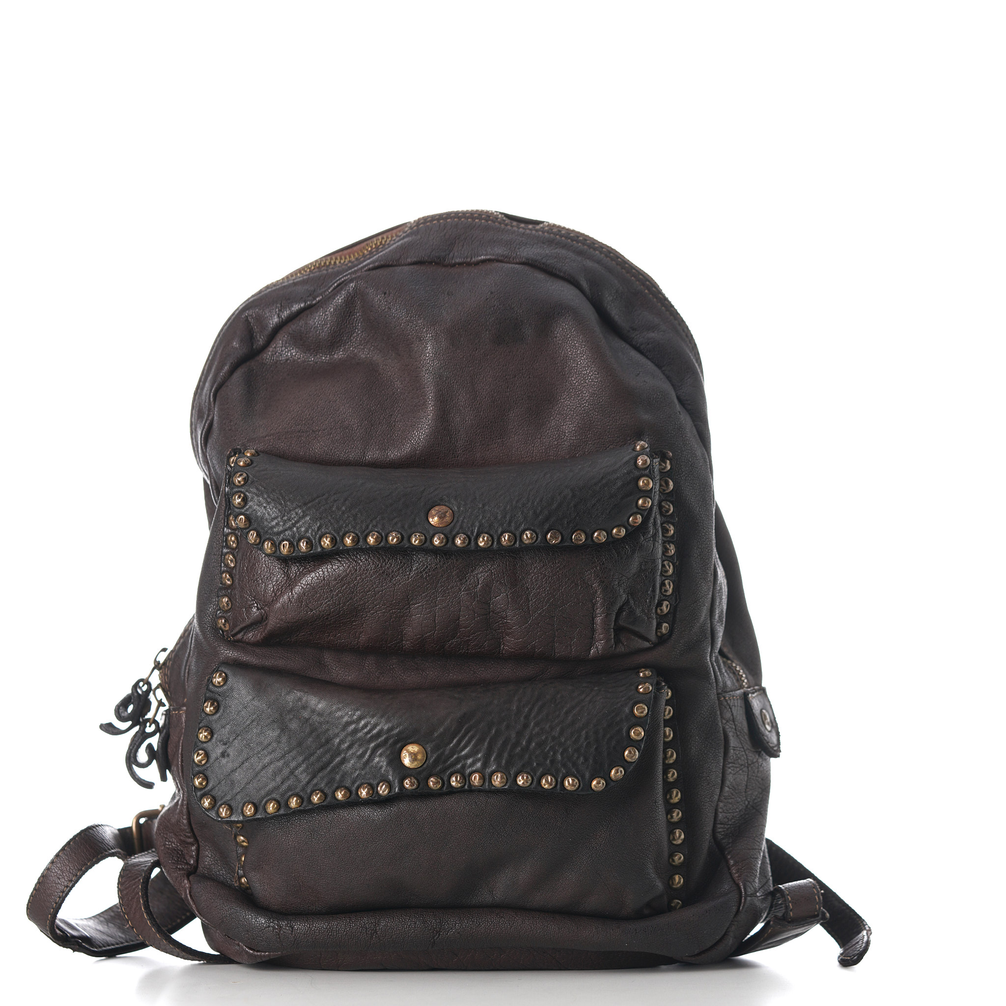 New Product Bags Leather Madeinitaly Shoulder Woman Vintage Washed Bags Civico 93 Pulicati Brown Zipper 1262 Tote Bag Leather 