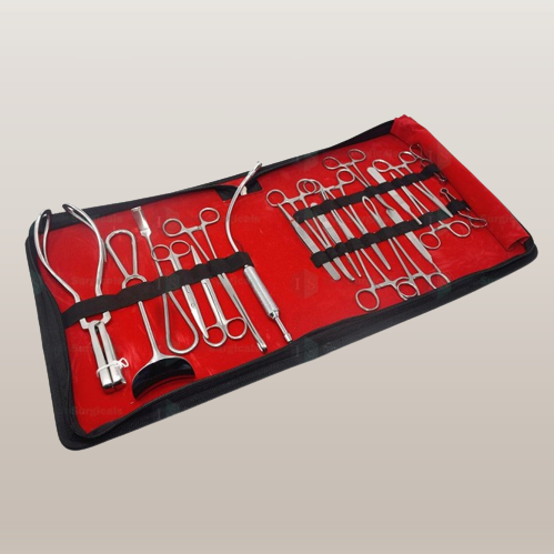 Science &amp; Surgical Manufacture Surgical Instruments Instrument Kit Cesarean Section Set.... 
