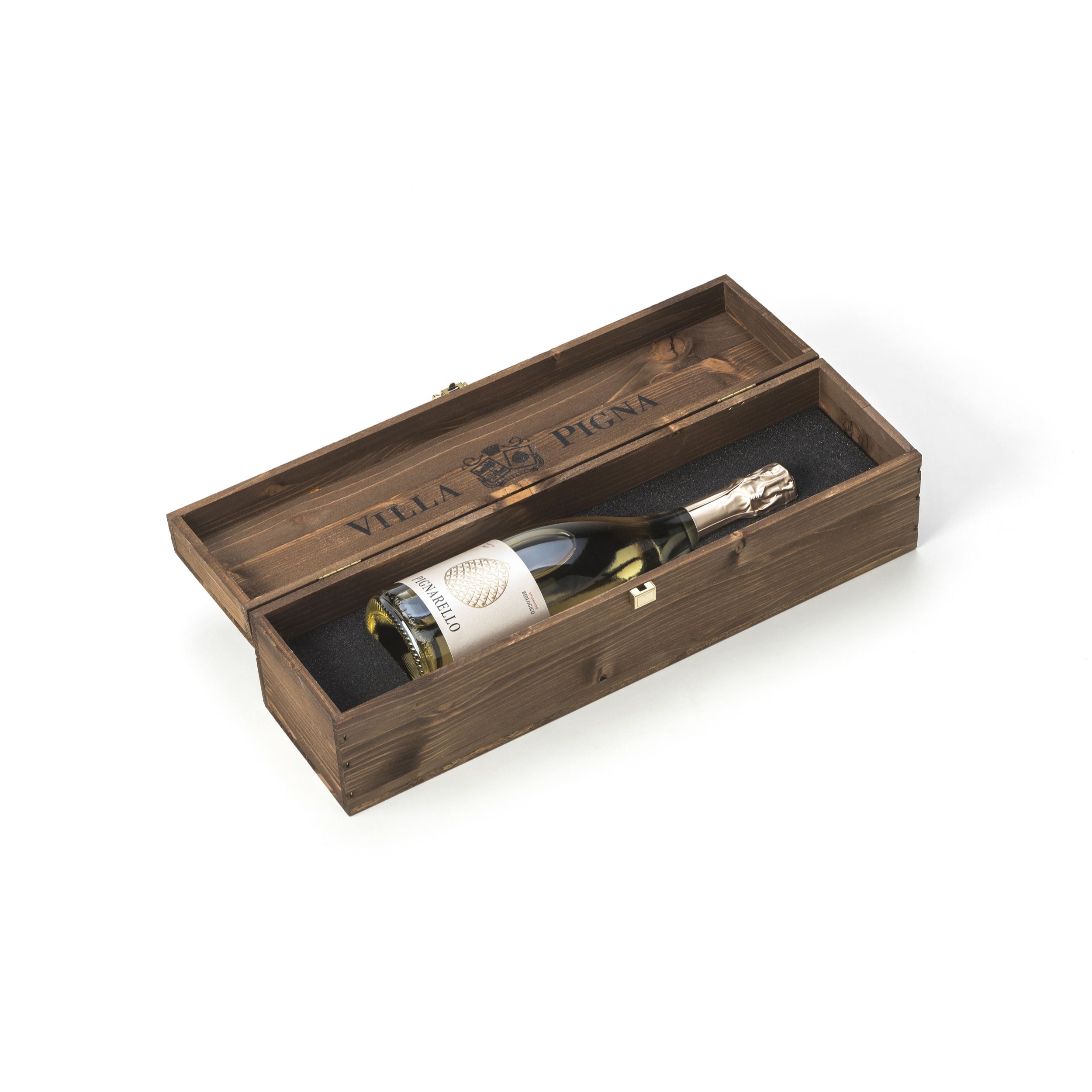 High Quality Pignarello Sparkling Wine from Marche Region Luxury Wooden Cask Packaging Organic Aperitif Wine for Gifts