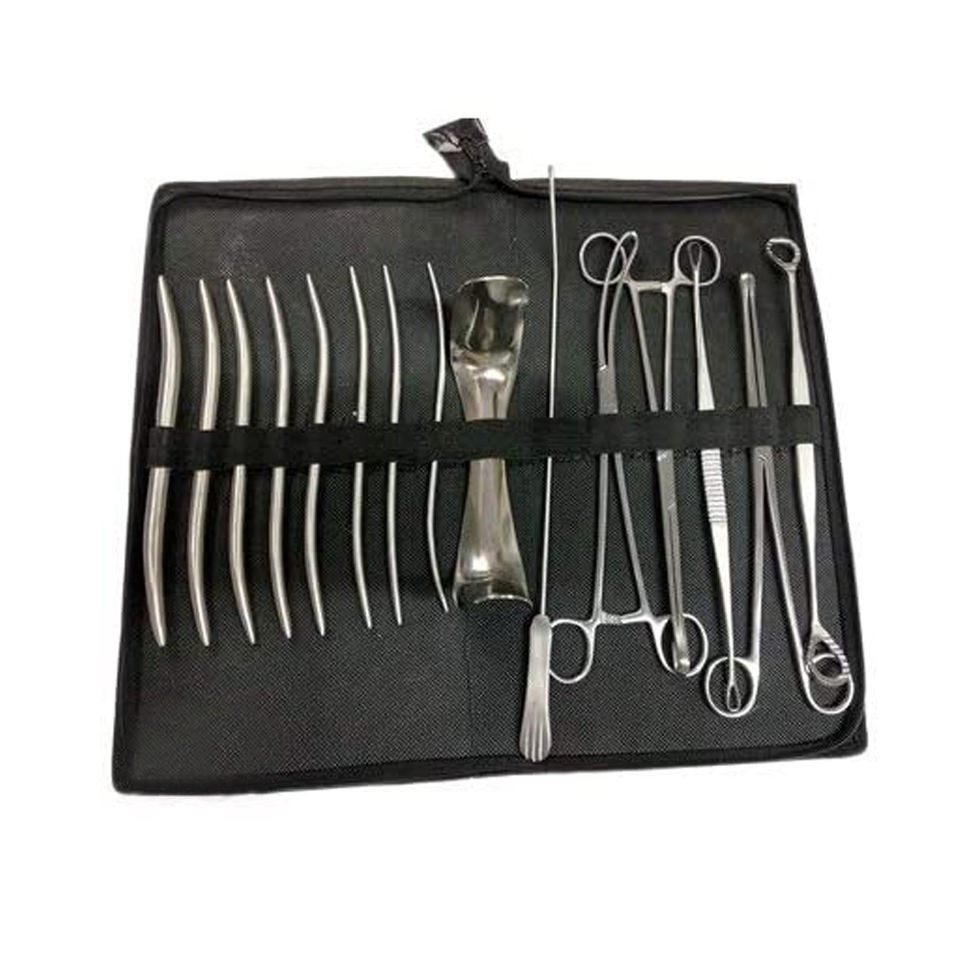 17 Pcs D&amp;c Dnc Instruments Set / Gynecology Dilation And Curettage Set Made In Pakistan Premium Quality Products 