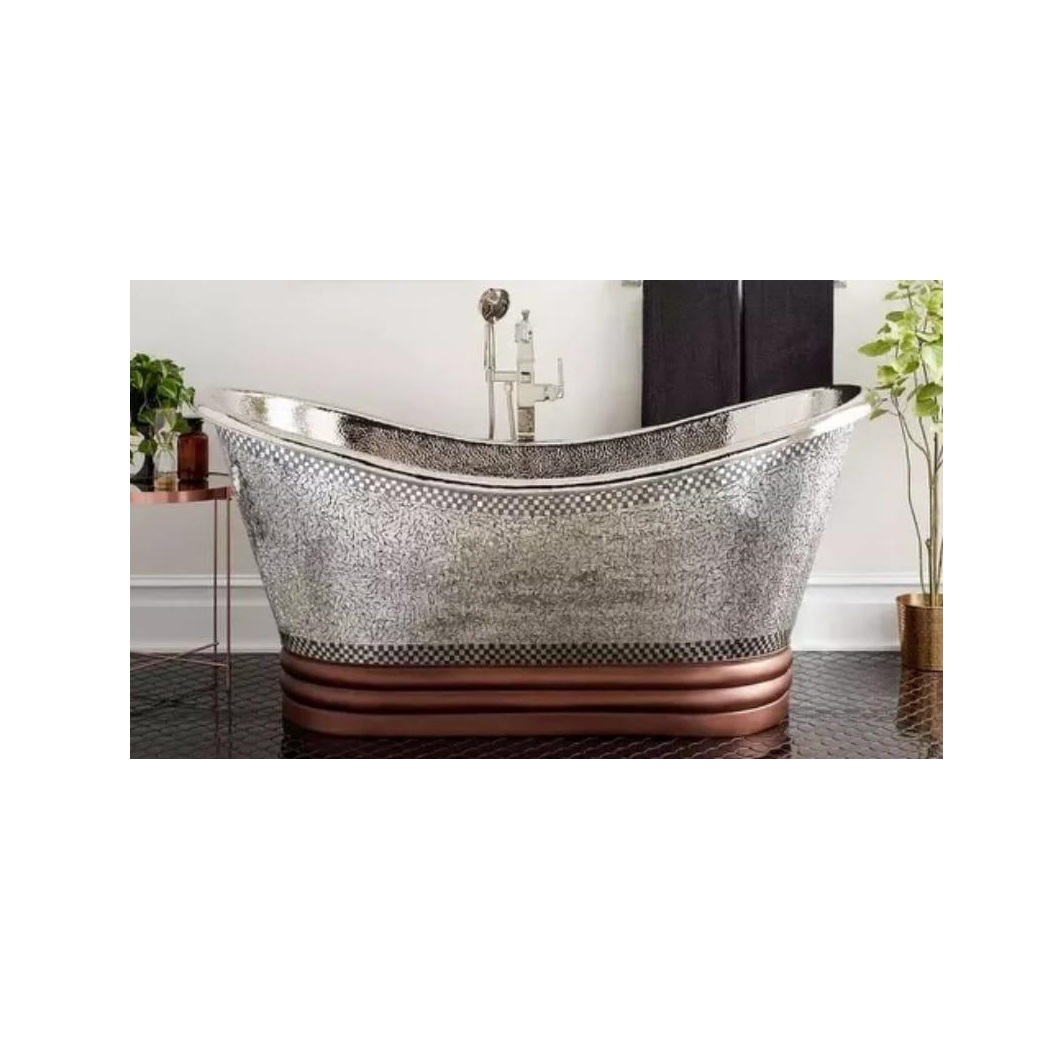 Best Quality Antique Look Designer Copper Bathtub For Bathroom Accessories Available At Export From India