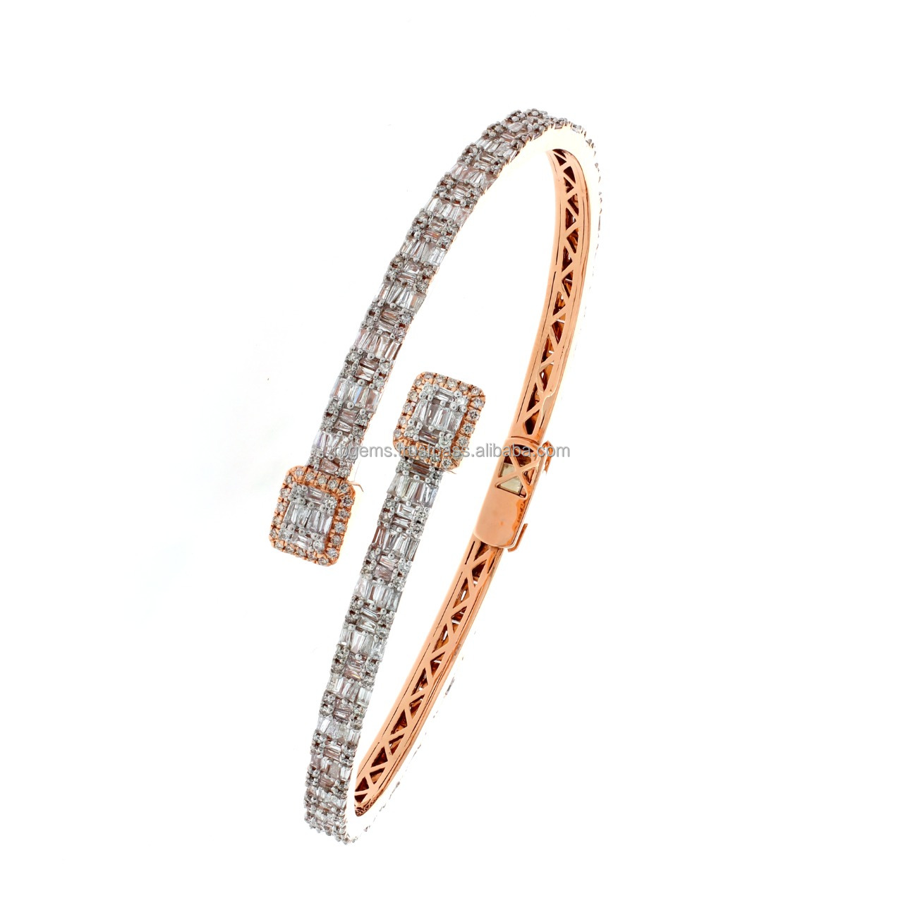 Women's Customized Bracelet With 10k Yellow Gold And Natural Diamonds Indian Wholesale Hip Hop Jewelry Manufacturer