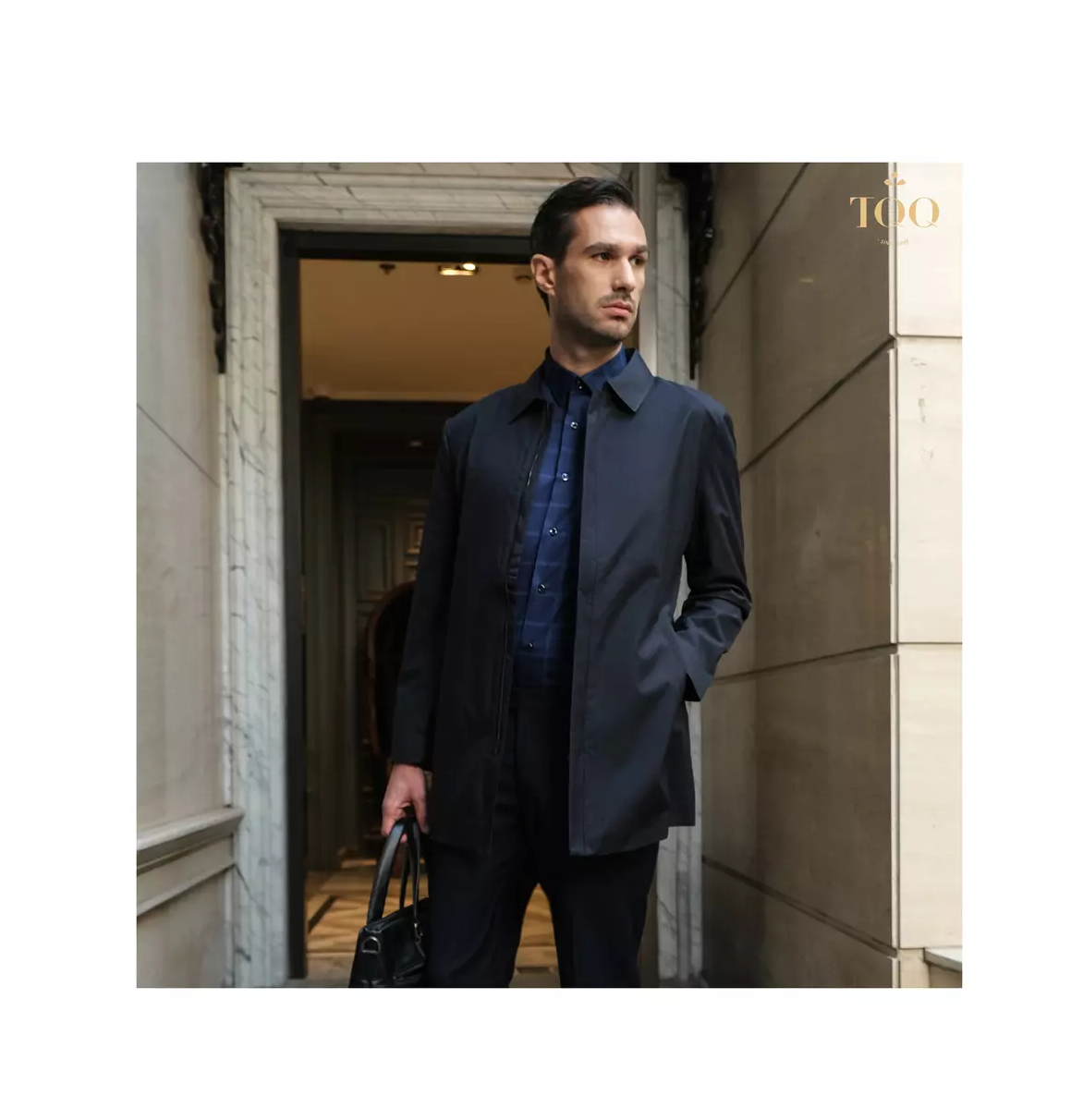 Customized Color Men Clothing 100% Polyester Yarn Dryed Long Clothing Length Men's Coats Made In Vietnam 