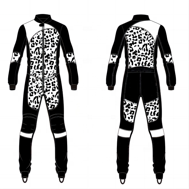 Factory supply nylon/spandex jump suit custom  sublimation tiger pattern skydive freefly suit