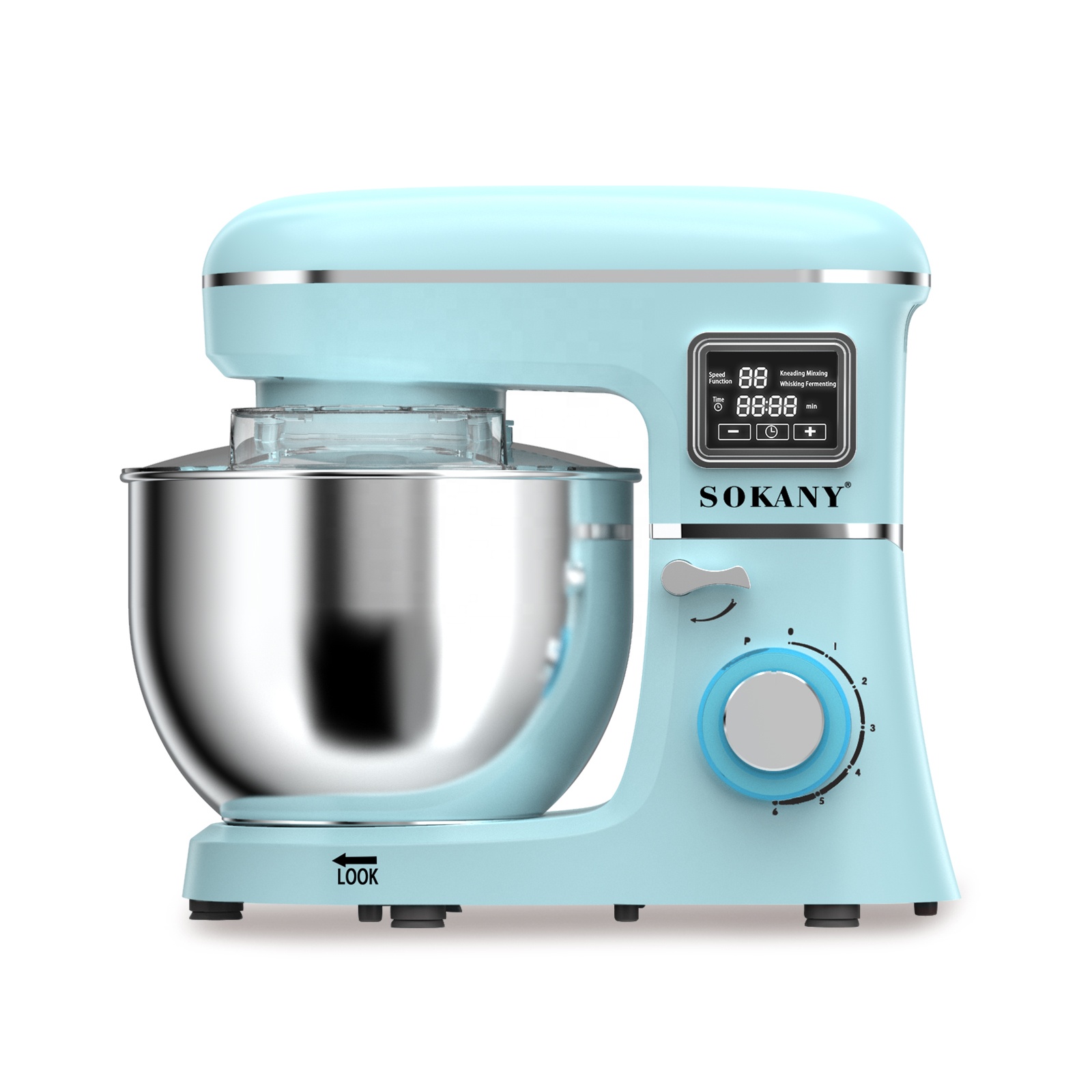 Sokany 277 Custom Dough Kneading Machine Home Appliance Household 8l 1800w Stand Dough Food Cake Mixer 