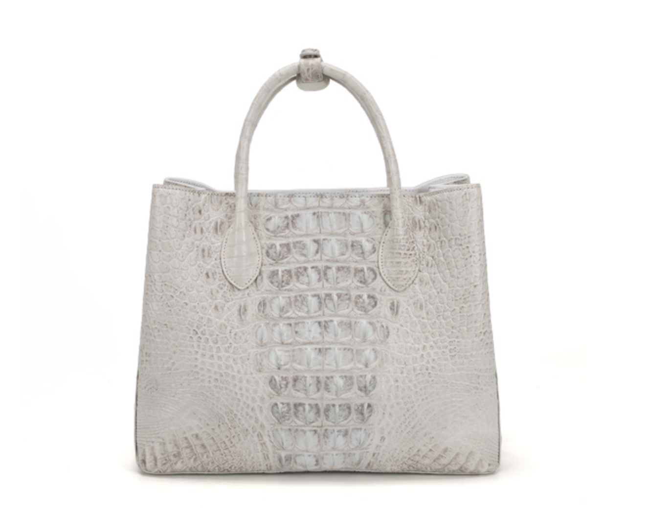 Off- White Color Luxury Life Style Orange Crocodile Handbags Croco Designer Bags American Fashion Style Handbags For Women