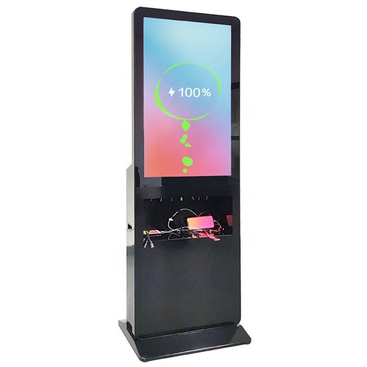 Netoptouch Nt9900 Free Standing Smartphone Charge Kiosk Mobile Phone Charge Advertising Kiosk 