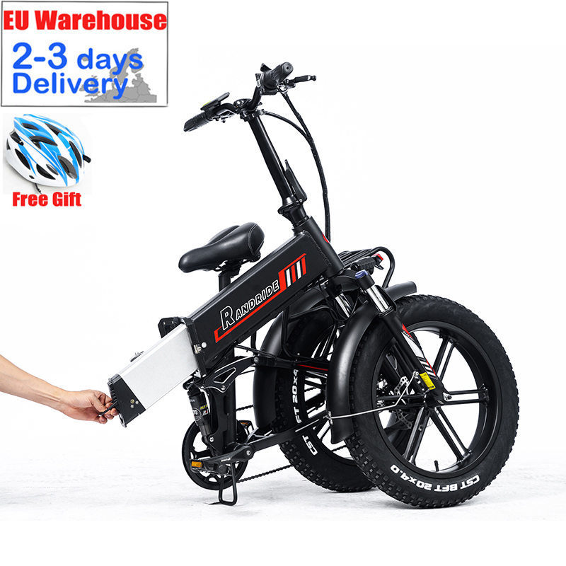 Factory direct retro foldable fat tire electric bikes types folding electric bicycle parts 1000w e-bike