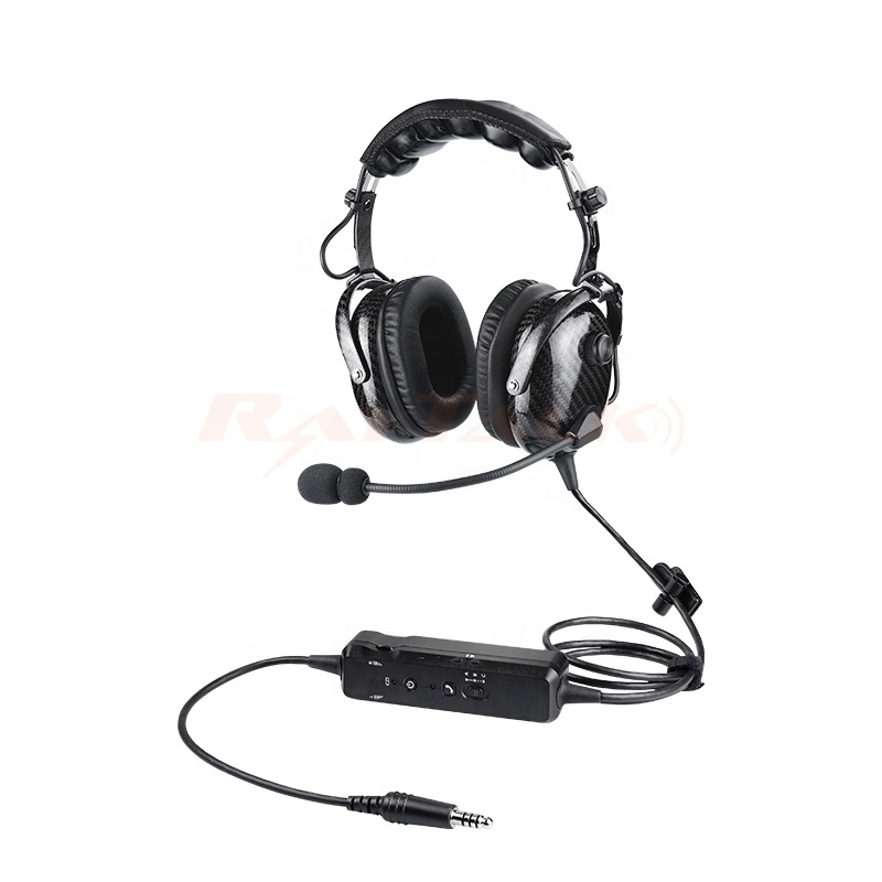 Helicopter U174/U plug aviation headset lightweight Active ANR headset with blue tooth