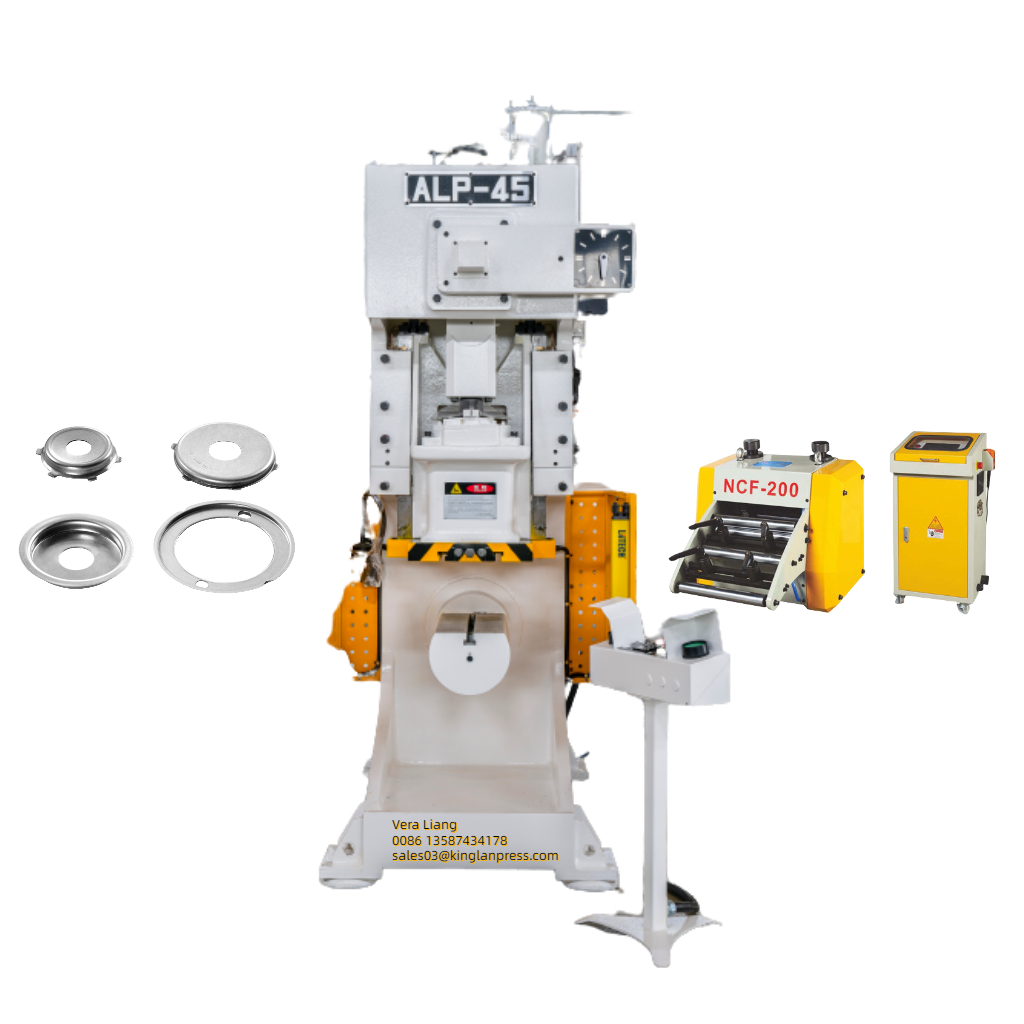 Small Tonnage Press Machine With Mold Nc Servo Feeder Ncf200 Automation