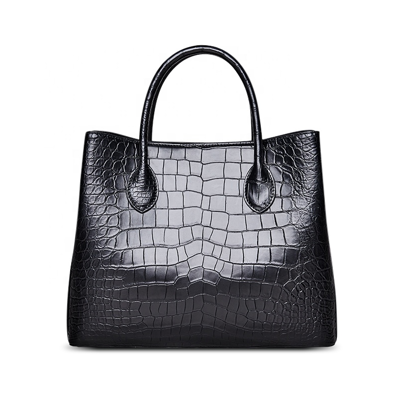 Lady Handbag Leather Luxury Crocodile Handbag Brand Bags Women Handbags 
