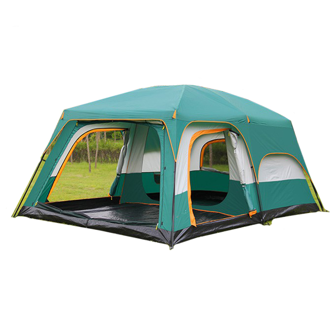 Large Uv Protection Luxury Family Tent For 8-12 Person Outdoor Waterproof Camping Tent For Sale 
