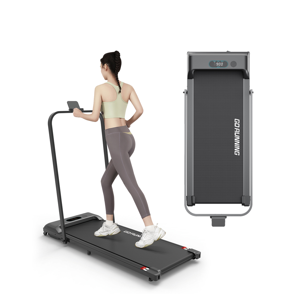 Portable 2 in 1 Foldable Walking Machine Indoor Electric Motorized Under Desk Treadmill