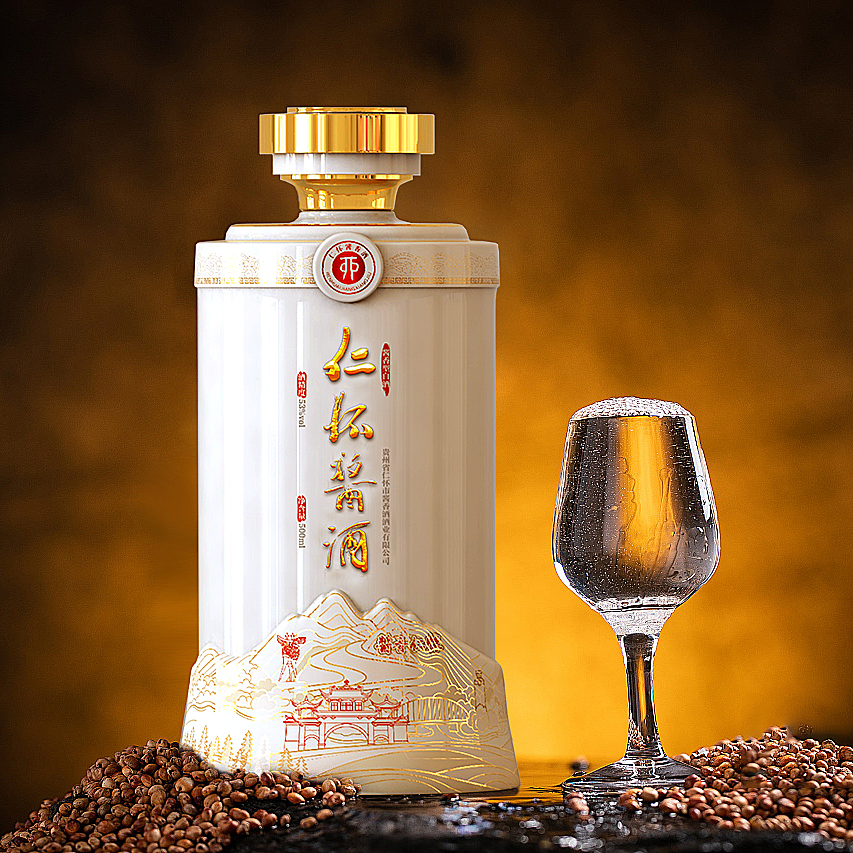 Alcoholic Beverages White Liquor Ceramic Bottle Mellow Xijiu Baijiu Chinese Liquor