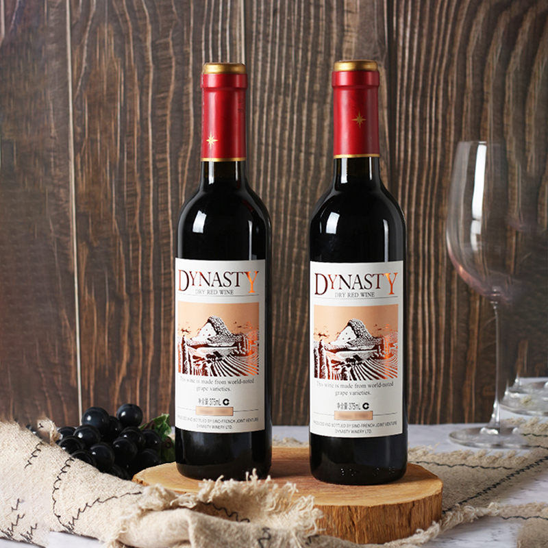 Top Quality Factory Cheap Dynasty 13% VOL 375ML Dry Red Wine On Sale