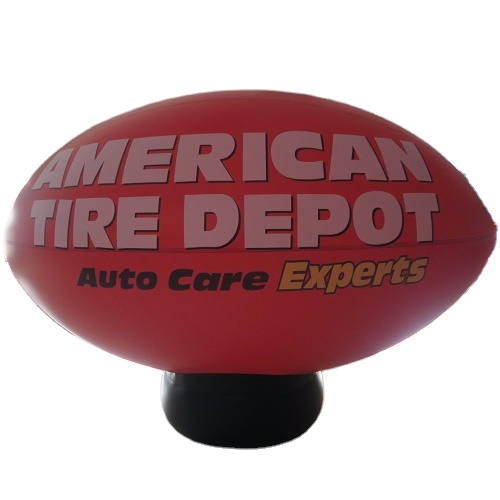 famous funny advertising inflatable Rugby (football) ball
