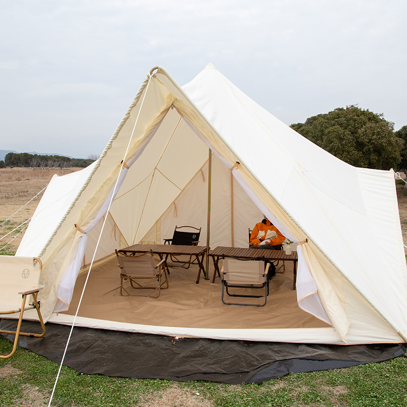 Camping Equipment High Quality European German 4 Season 3-4 Persons Big Luxury Glamping Waterproof Tents Camping Outdoor Tente 