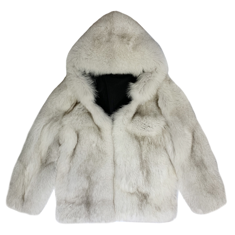 Men's Warm Clothing Fox Fur Short Coat Outdoor Jacket 