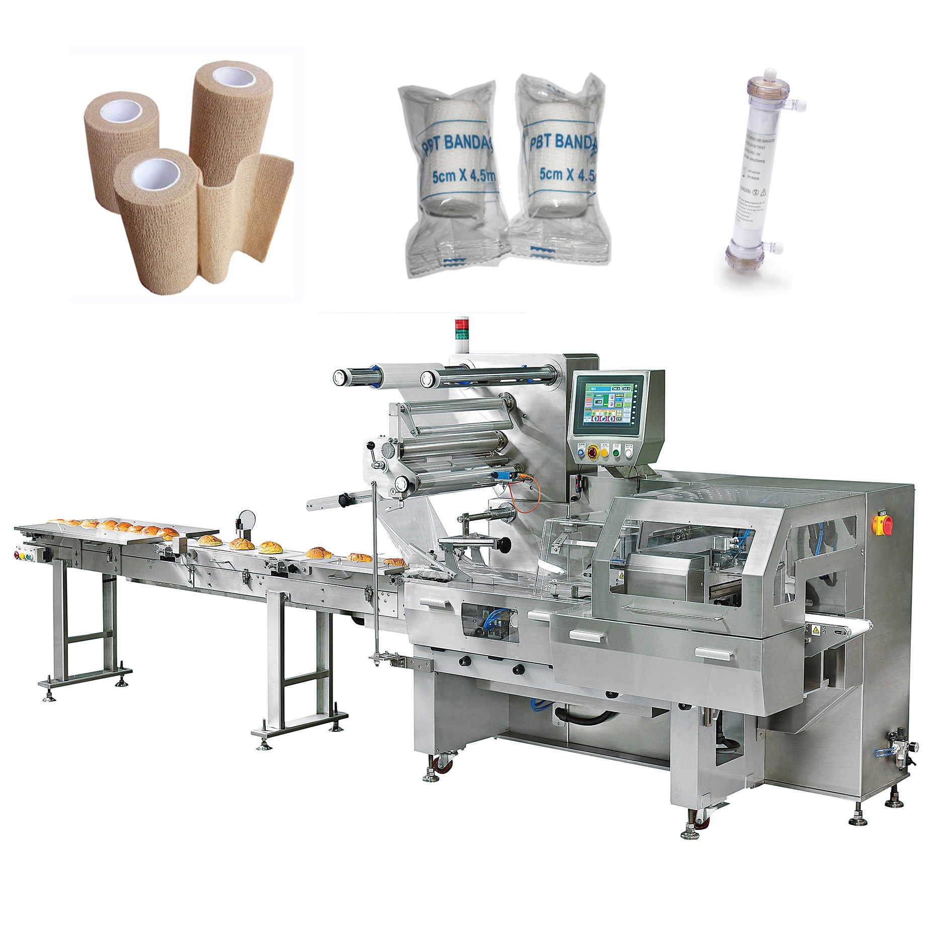 Medical Supplies Gauze Bandage Packaging Equipment Bandage Roll/filter Sealing Packing Machine