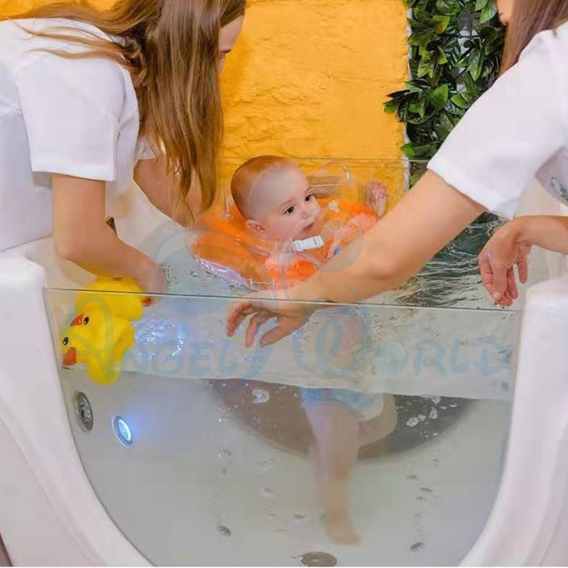 Export Wholesale Baby Air Bubble Massage On Both Sides Of The Glass Constant Temperature Disinfection Children's Bathtub Spa