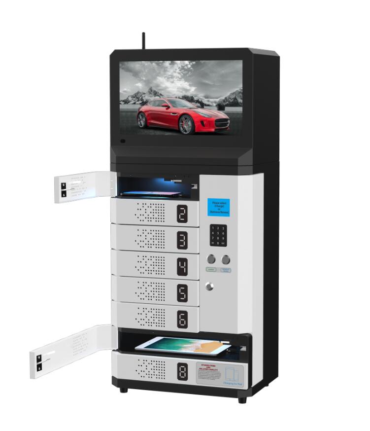 Commercial Lcd Display Advertising Toll Booth Safety Pin Lock Mobile Phone Fast Charging Multi-network Charging Fast Charging 