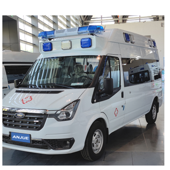 Emergence Vehicle China Diesel Medical Transmission Ford Transit V348 Pro Ambulance 
