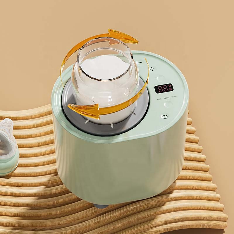Hands Free Automatic Baby Milk Bottle Shaker Mixer &amp; Water-free Baby Bottle Warmer 