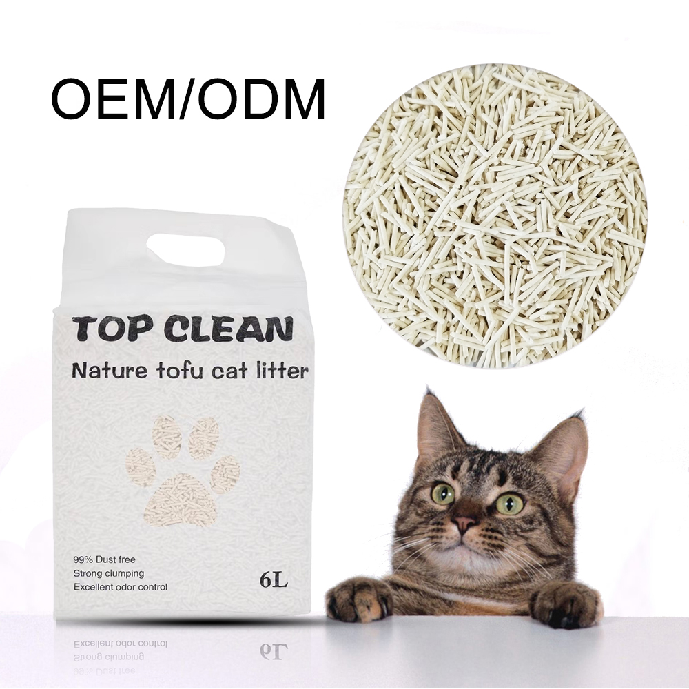 Low Price Highly Absorbent Odor Control Water Soluble Tofu Cat Litter