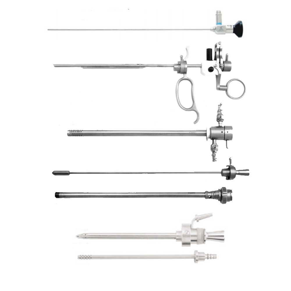 Medical Urological Equipment Full Set Rigid Cystoscopy Urology Resectoscope Instruments 