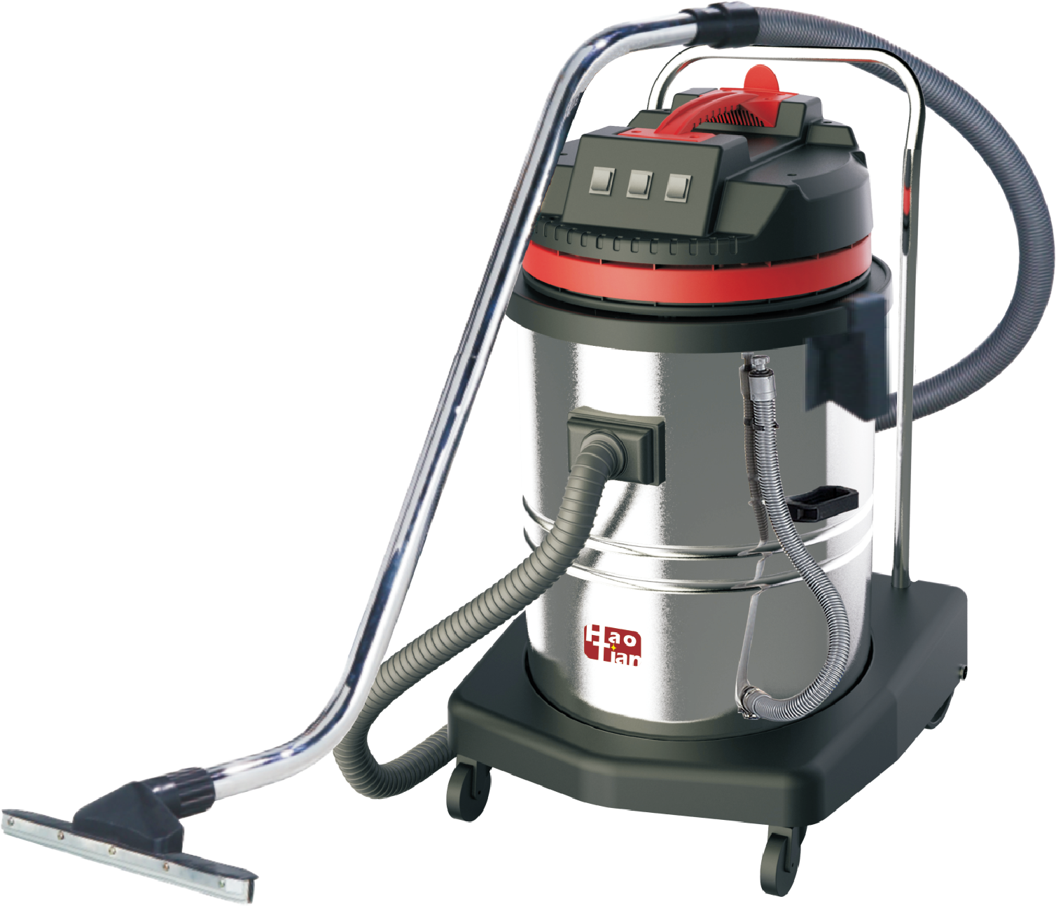 Ht60-3 Haotian 60l Vacuum Cleaner For Floor Sofa Mattress Carpet Cleaning Household Commercial Carpet Wet Dry Vacuum Cleaner 
