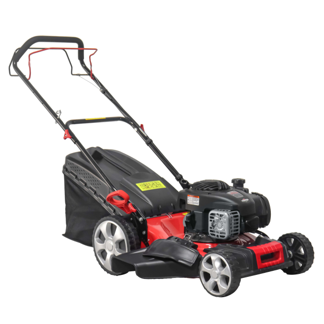 1690w 18 Inch Gasoline Red Zero Turn Lawn Mower Commercial Hand Push Self-propelled Lawn Mowers Wholesale 