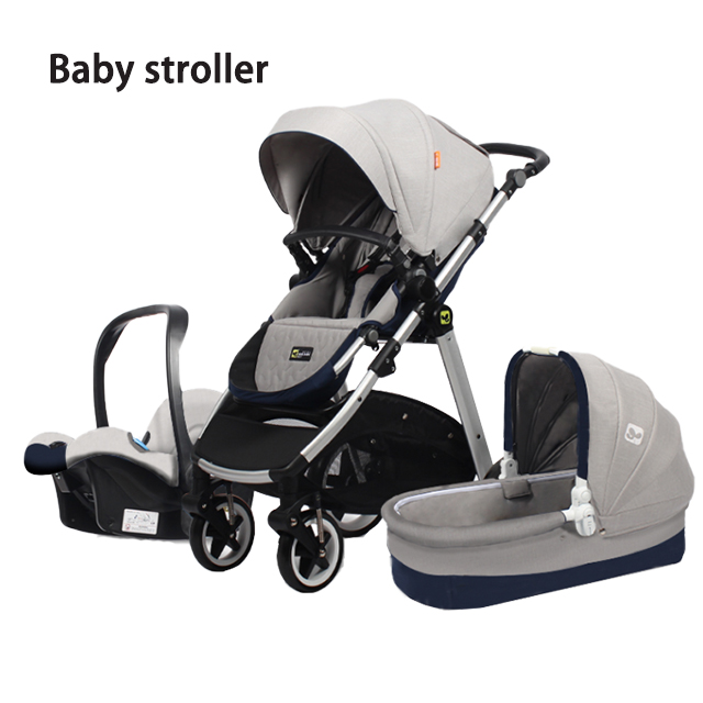 3 1 Pram Luxury Trolley Travel System Carriage Cheap Baby Stroller Distributors Buggy Carriers Walkers Baby Pushchair Pram Buggy 
