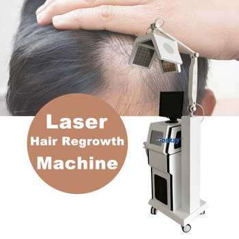 Hair Growth Machine 650nm Laser Anti Hair Loss Treatment Products Detection Painless Hairs Regrowth Device with 190pcs