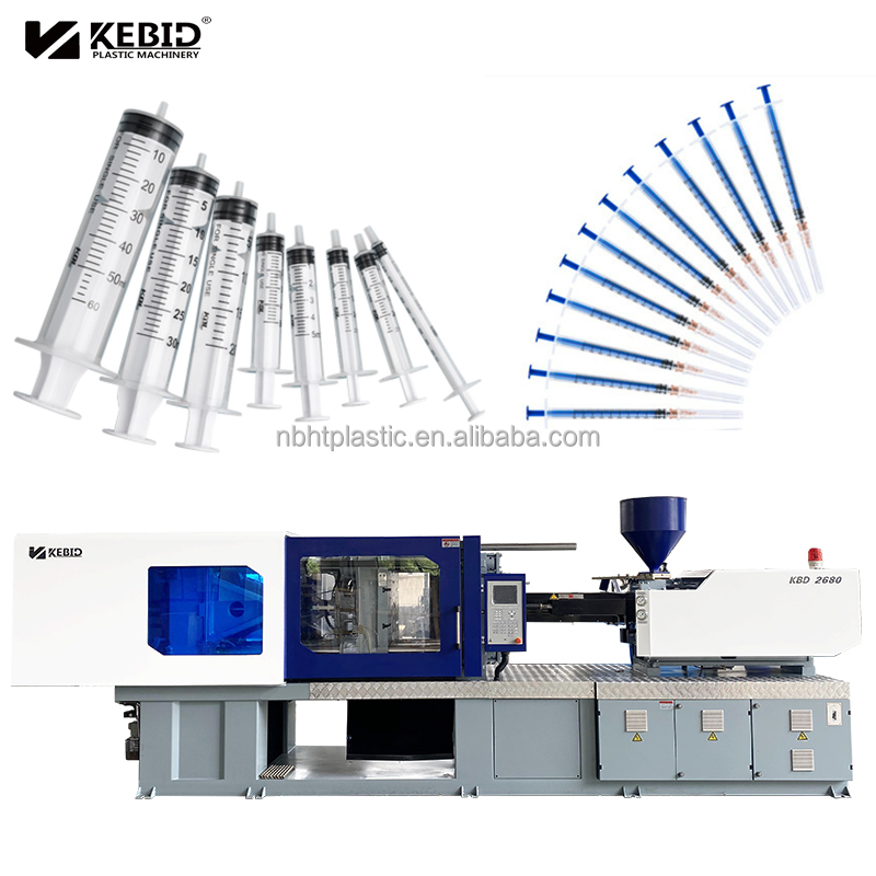 Brand New Kebida 298ton 300t Injection Molding Machine Medical Disposable Syringe Production Line Making