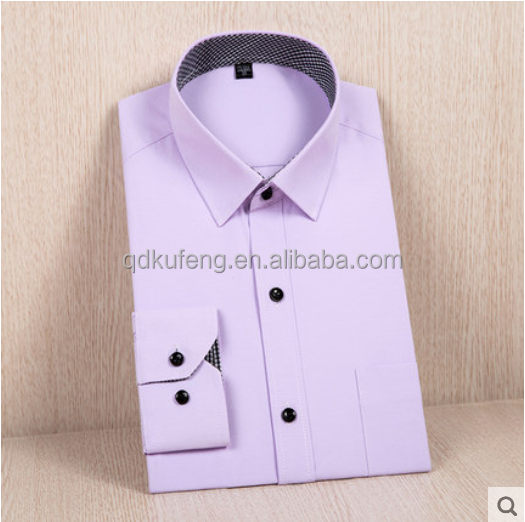 purple wholesale long sleeve oversize men casual shirt made in China