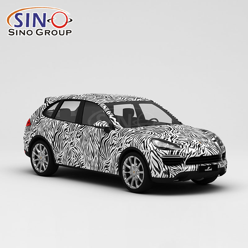 Wholesale Custom Design Car Vinyl Sticker Films Vinyl Foil Cartoon Texture Gradient Auto Wrap Vinyl With Digital Printing 