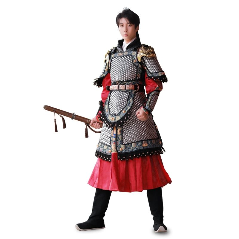 Manual Slim-fit Can Wear Chain Armor Chinese Armor Ancient Men's Film Suit Armor 