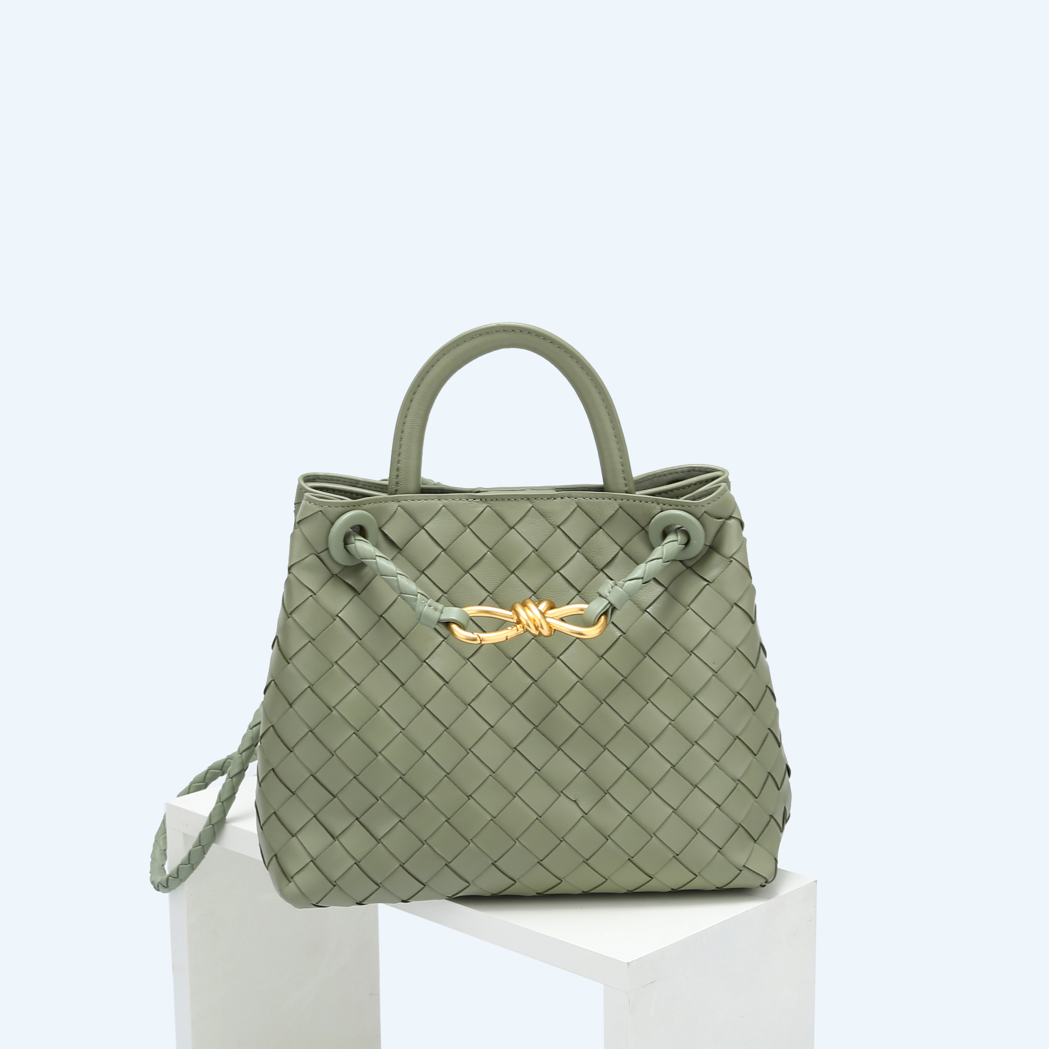 High Quality Genuine Leather Handbags For Women Luxury Fashion Leather Woven Purse Women's Handbags Latest Women Ladies Handbags 