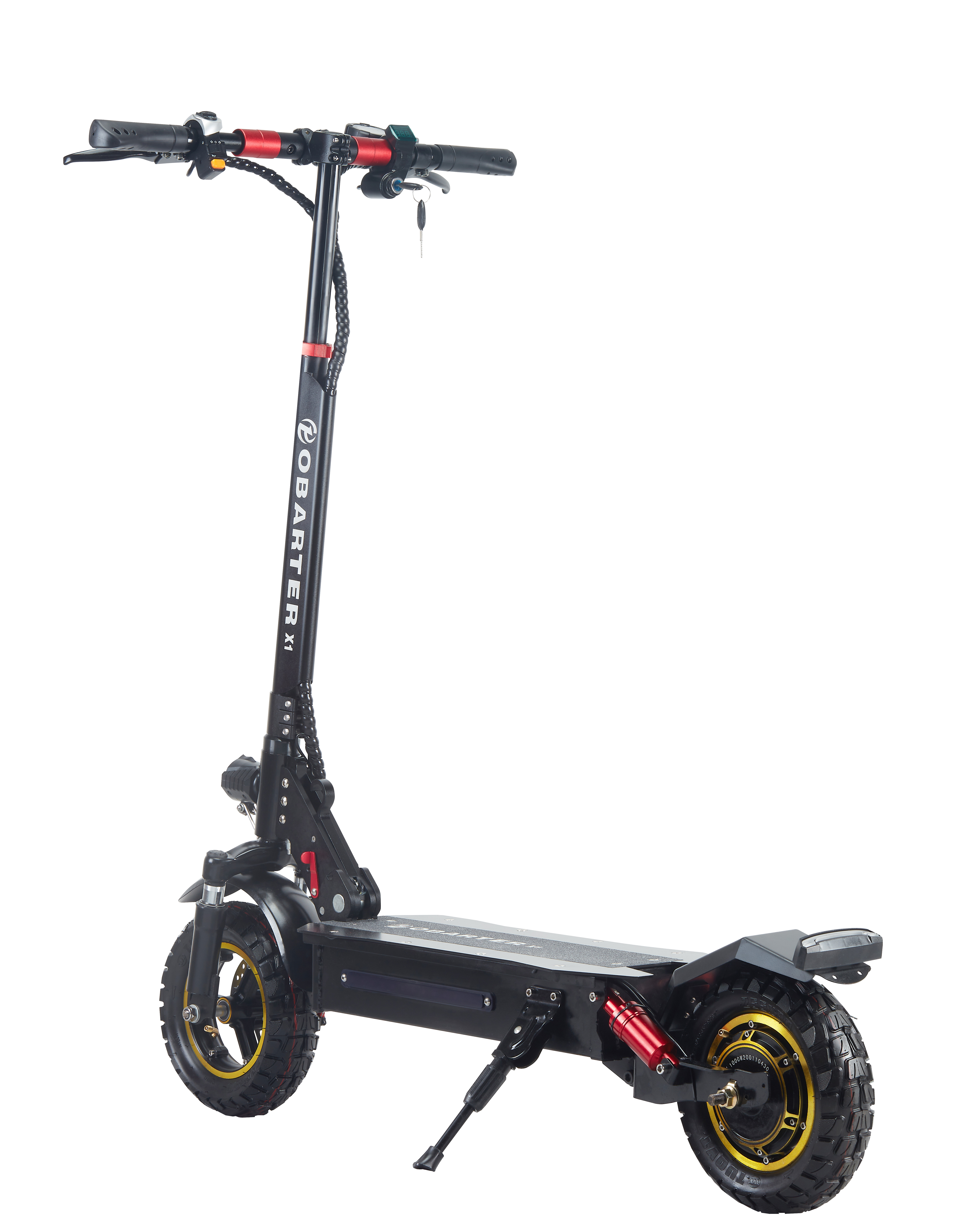 Newly Stocked 1000w48v Single-drive Obarter X1 Electric Scooter 45km/h In Overseas Warehouses In Europe And America 