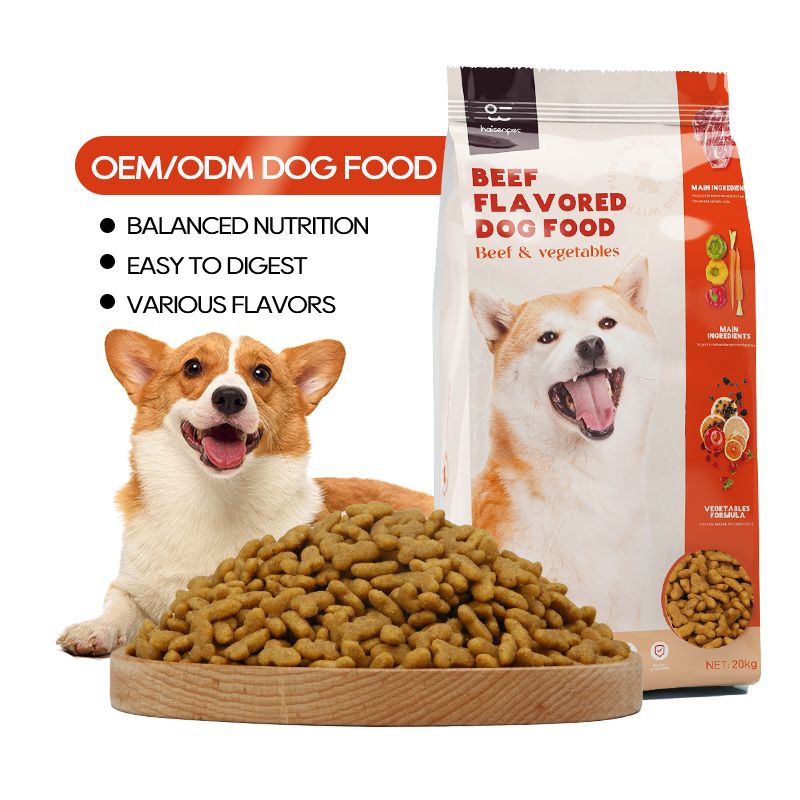 OEM ODM Chinese Pet Food Marine Fish Flavor Multiple Shapes 18% Protein Content Dry Pet  Dog Food