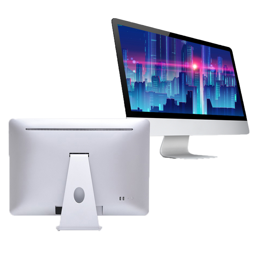 Factory Price 21.5'' inch i5 CPU desktop DDR-4 8RAM + 256G SSD All in one PC computer