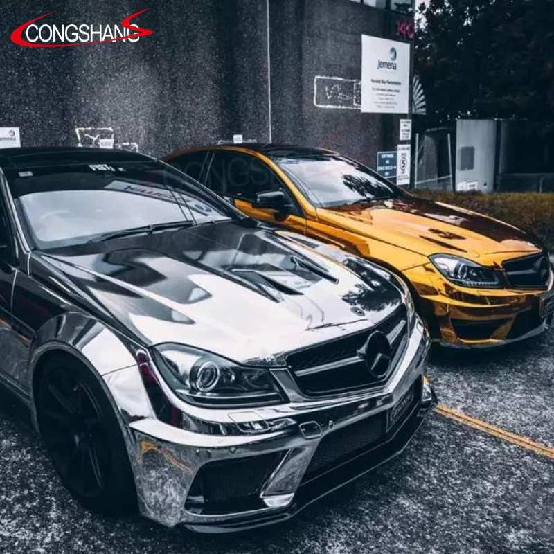 Chrome Mirror Vehicle Wrap Vinyl Film Wall Design For Car Body Wrapping 3d Car Decoration 