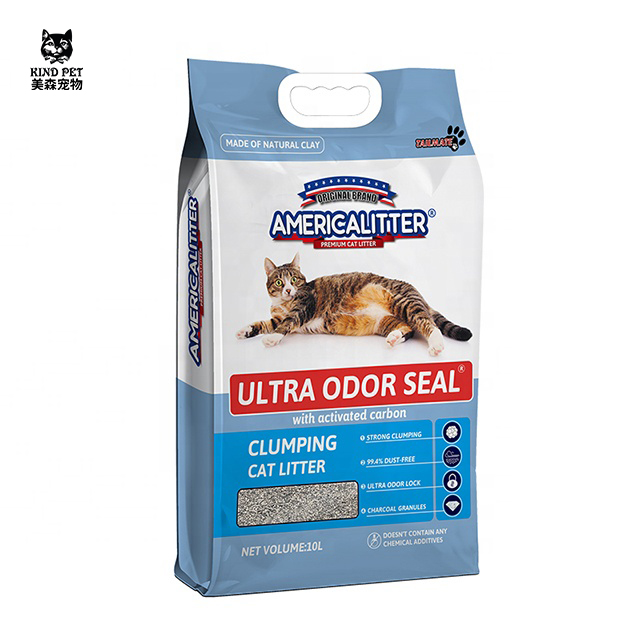 Premium Odor Control Cat Sand Cat Charcoal Pet Litter 