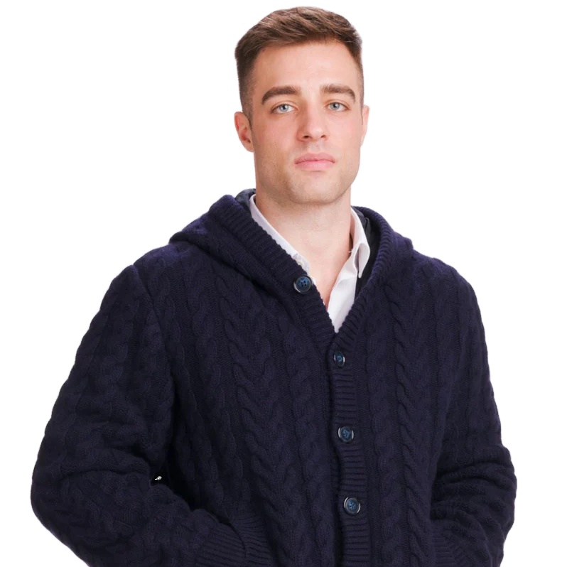 Torcia Men's Jacket In Lined Wool And Cashmere Italian Style Quality Clothing Produced In Italy 