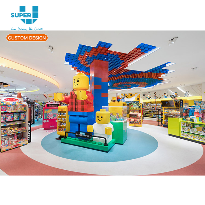 High End Toy Store Fixtures Custom Retail Display Furniture for Kids