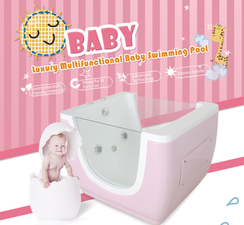 Infant Kids Small Size Bathing Equipment Massage Jets Baby Spa Mini Bathtub 