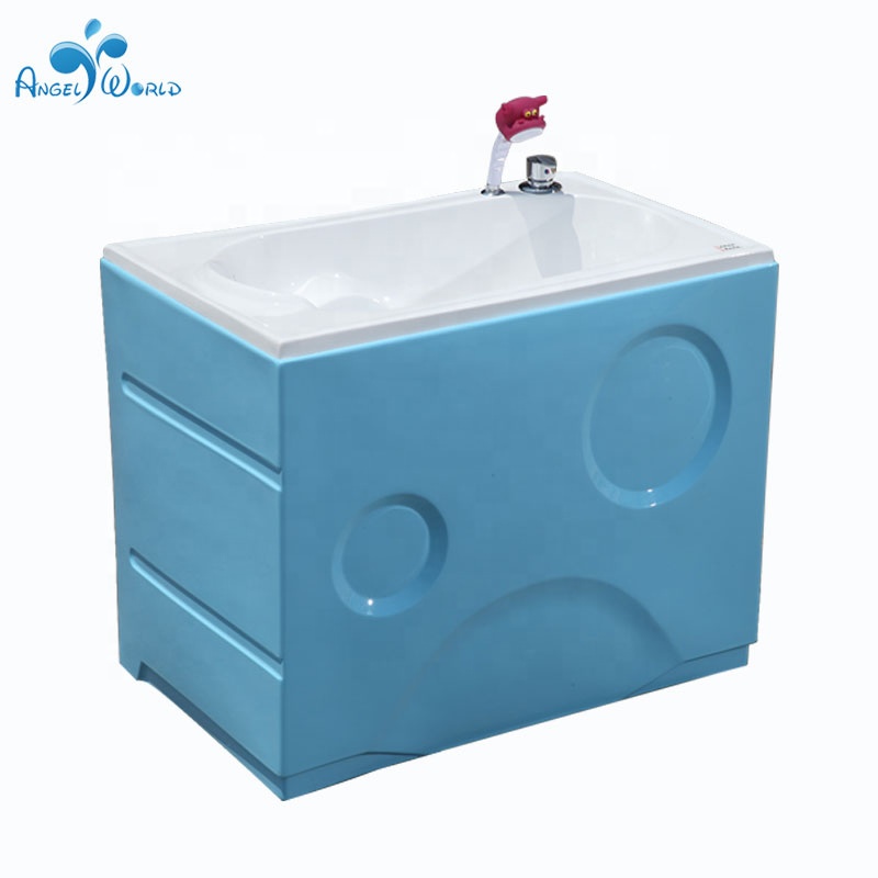 High Quality Acrylic Freestanding Simple Children and Baby Bathtub from China
