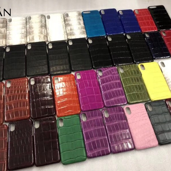Genuine Crocodile Alligator Skin Leather Cover For Phone Case Cover For Phone X Xs Max Xr 