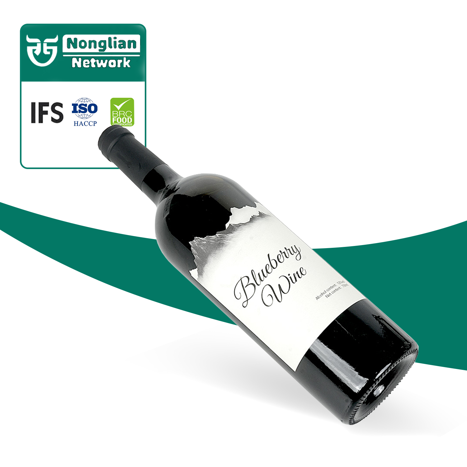 Boxed High Quality Dry Blueberry Wine Brands With Quality Certification